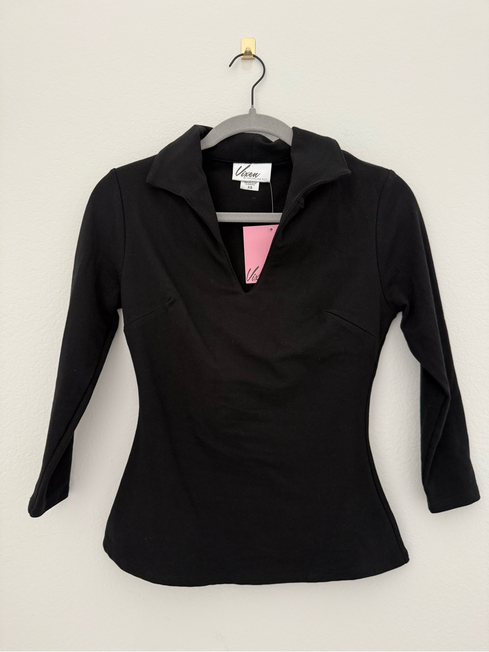 VIXEN TOP IN BLACK - VIXEN BY MICHELINE PITT - Picture 2 of 2